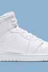 Air Jordan 1 Mid Triple White  A129