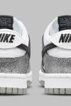 Nike Dunk Low Silver Cracked Leather  A130