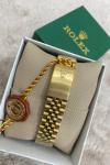 Rolex Datejust Gold Erkek Kol Saati | S585