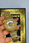 Versace Titanyum Gold Erkek Kol Saati  S434