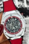 Hublot Çelik Kasa Deri Kordon Erkek Saat  S463