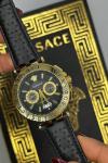 Versace İthal Deri Kordon Chronograph Erkek Saat  S458