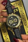 Versace İthal Deri Kordon Chronograph Erkek Saat  S458