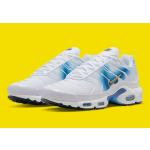 Nike Air Max Plus White Blue Yellow  A112