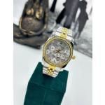 Rolex Taşlı Gold- Gümüş Kadın Saat  S359